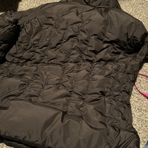 Apt 9 down-filled brown puffer coat w/removeable fur-lined hood (L) EUC! - Picture 13 of 13